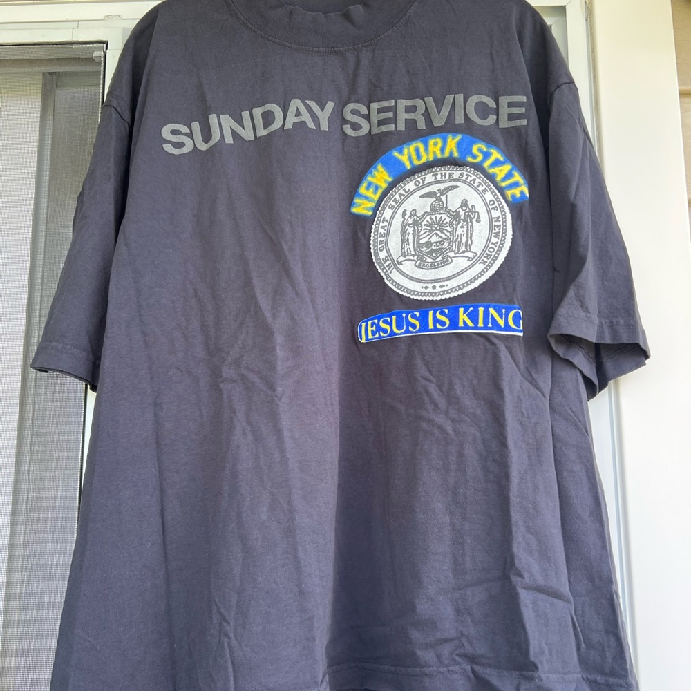 Los Angeles Apparel NY Sunday service Jesus is king tshirt